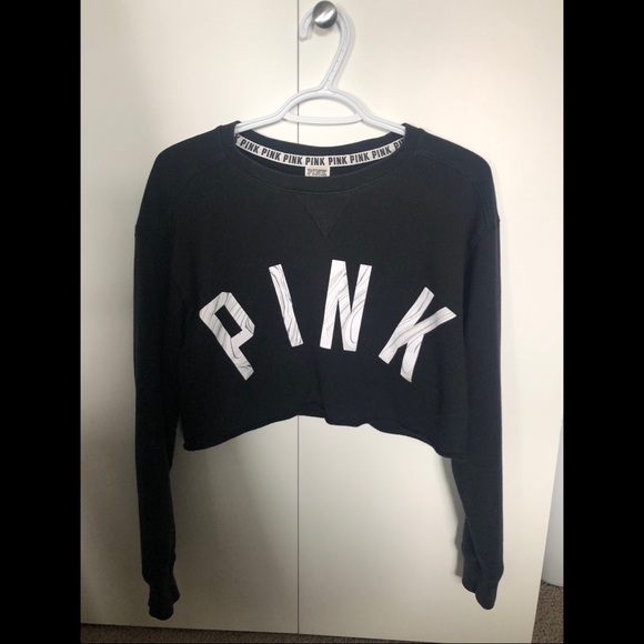 Black cropped sweater from PINK - Picture 1 of 1